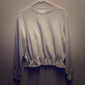 Pop sugar light weight grey sweatshirt